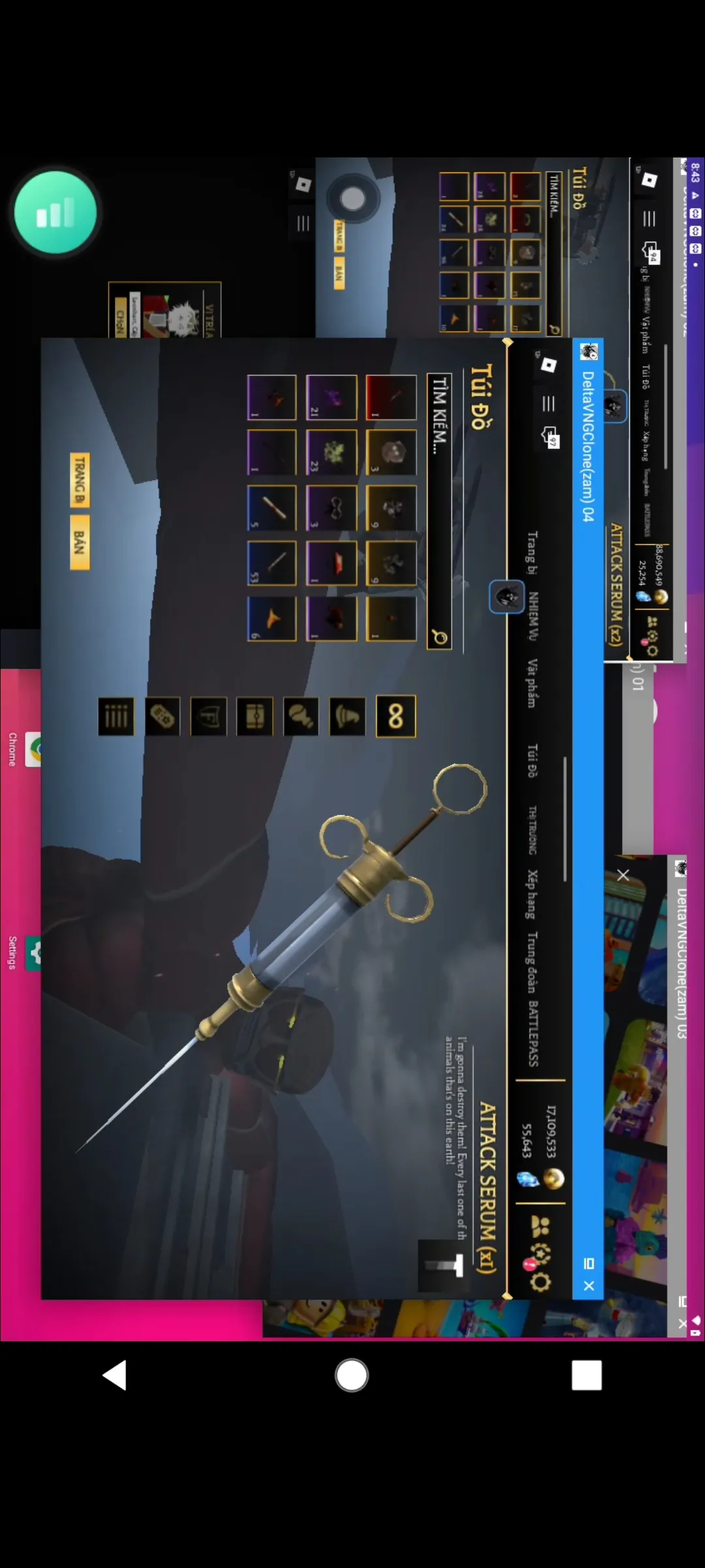 Cày serum chưa pre3